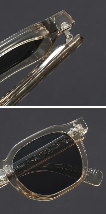 New Fashion Personalized Simple Geometric Design Polarized Sunglasses UV Protection Customizable Prescription  1045