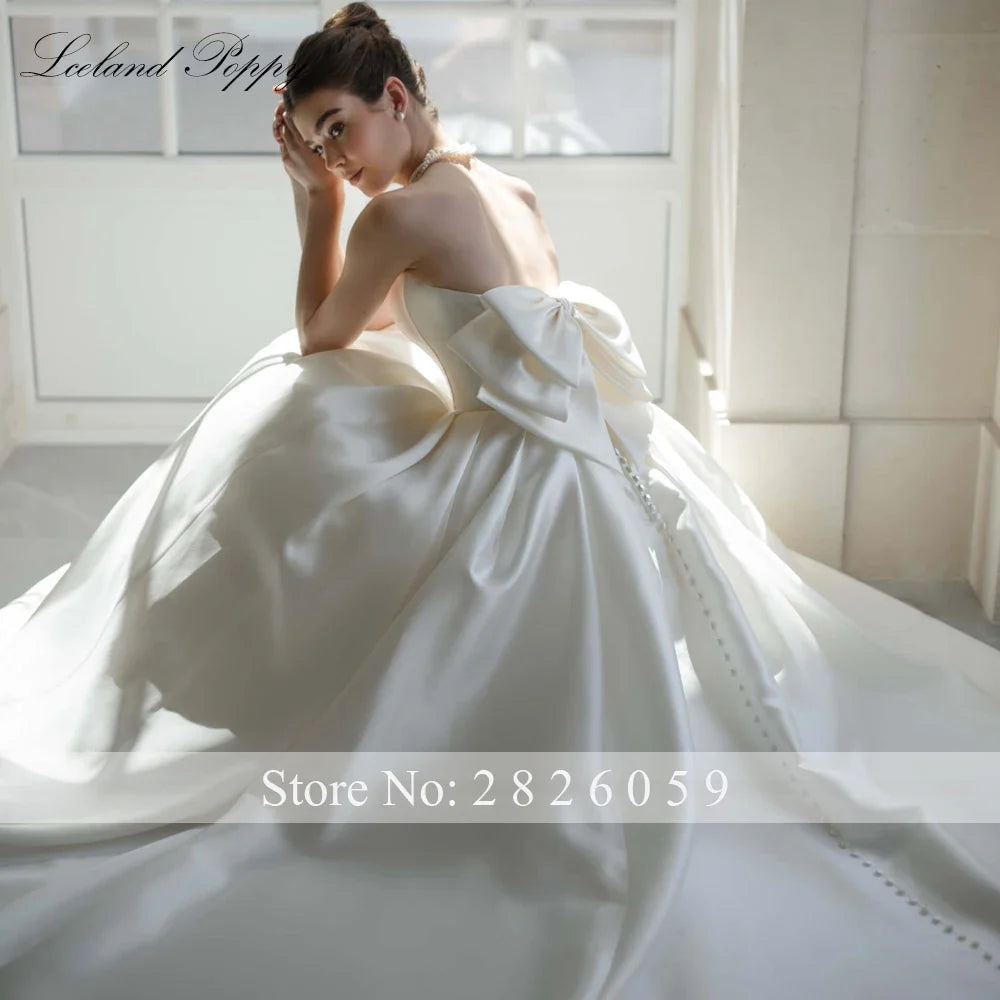 Customized A Line Satin Wedding Dresses Full Sleeves Long Sleeves Beaded Lace Bridal Gowns with Removable Jacket