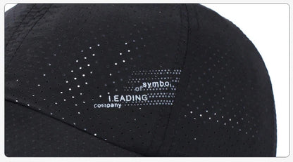 Quick Dry Baseball Cap Outdoor Sports Mesh Breathable Hat For Men Portable Hiking Fishing Sunbonnet Golf Adjustable Cap