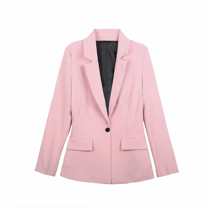 2026 New Office Women's Blazers & Jackets Fashion Slim Elegant Spring Women's Jacket Chic Young Commuter Warm Long Sleeve Blazer