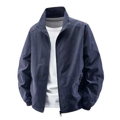 Men Outdoor Cycling High Quality UV Resistant Jacket Fashionable Versatile Windproof Breathable Jacket Spring Autumn Comfortable