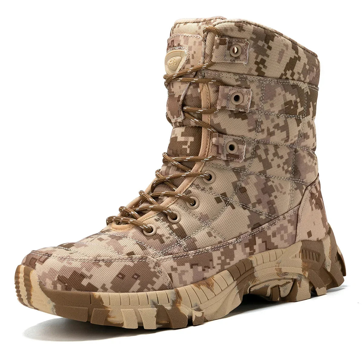 Men Tactical Boots Waterproof Army Work Climbing Hiking Shoes Training Motorcycle Hunting Safety Unisex Desert Boot High Quality