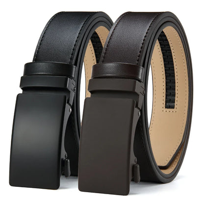 Men's High-quality Buckle Jeans Cowhide Casual Belt Business Denim Belt Men's Fashion Designer 2025 New Style