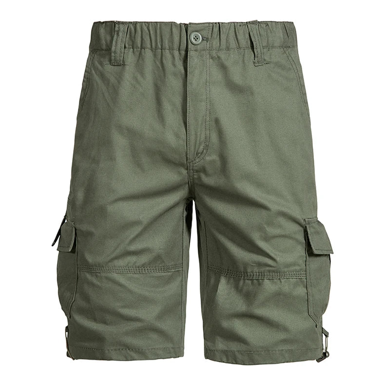 Summer Shorts Men Cargo Shorts Camouflage Cotton Bermuda Shorts Gym Swimming Large Size 5XL Tactical Knee Half Pants