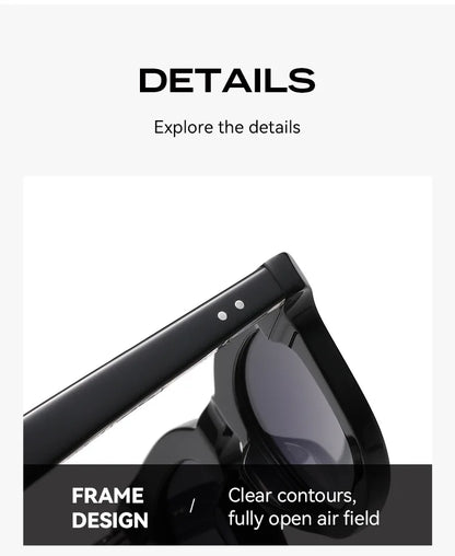 2025 Fashion Retro Handmade Acetate Women Polarized Sunglasses Outdoors UV Protection Men Sunglasses Support Prescription Lenses