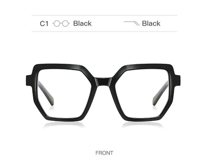 Oversise Women Myopia Prescription Glasses Hyperopia Reading Glasses Anti Blue Light Optical Eyeglasses Frame PFD2143