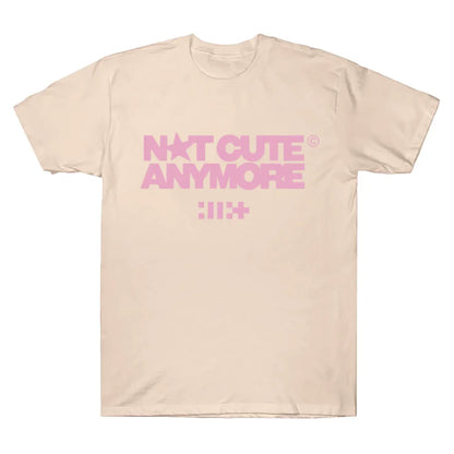 ILLIT Not Cute Anymore Album T Shirts ILLIT Girl Band T-shirt Korean Fashion Summer Women Men Fashion Harajuku Kawaii T-shirt