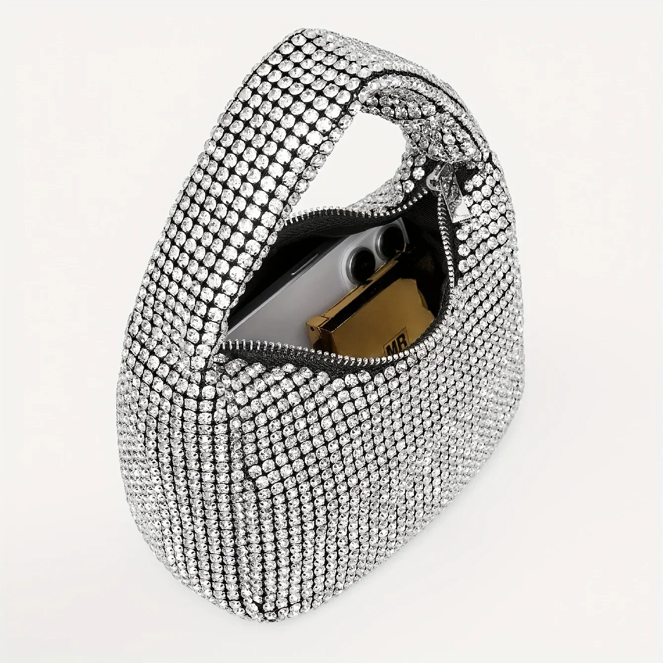 Shiny Crystal Clutch Purse Rhinestone Handmade Purses and Handbags Luxury Designer Evening Clutch Bag Purse Weding Party Bags