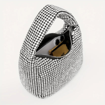 Shiny Crystal Clutch Purse Rhinestone Handmade Purses and Handbags Luxury Designer Evening Clutch Bag Purse Weding Party Bags