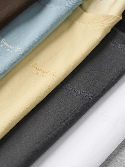 2026 Summer New 【Oversize Short Length】 Cooling T-Shirt 230gsm Crew Neck Moisture-wicking Breathable Tops Men