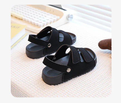 Boy's And Girls' 2026 Summer New  Casual Thick Sole Slides Forest Style Two-Way Sandals