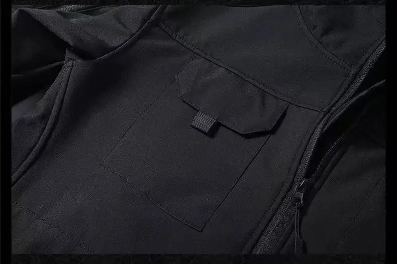Men's Tactical Military Winter Autumn Fleece Waterproof Jackets Sports Hiking Camping Climbing Outdoor Hood Coat Hunting Combat