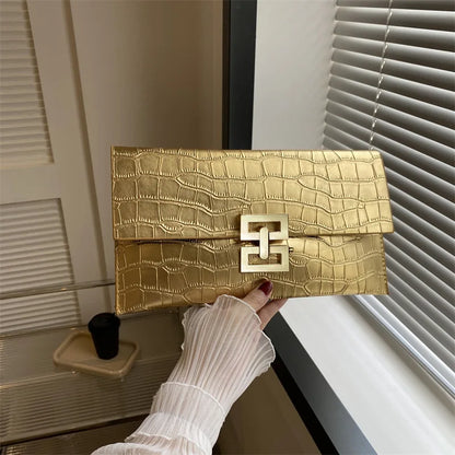 Women Casual handbag New Texture Niche Trend Handbag Bag Women's Fashion Simple Envelope Bag Vacation Handbag