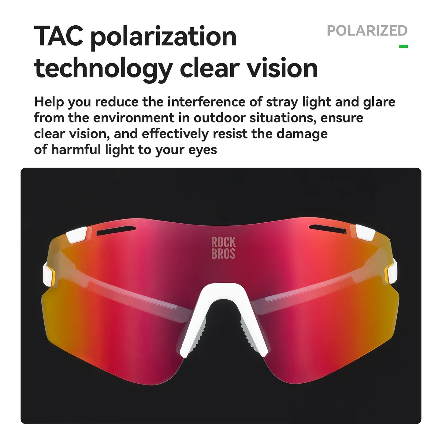 ROAD TO SKY Photochromic Cycling Glasses Bike Polarized Outdoor Sports Sunglasses MTB Eyewear UV400 Bicycle Goggles