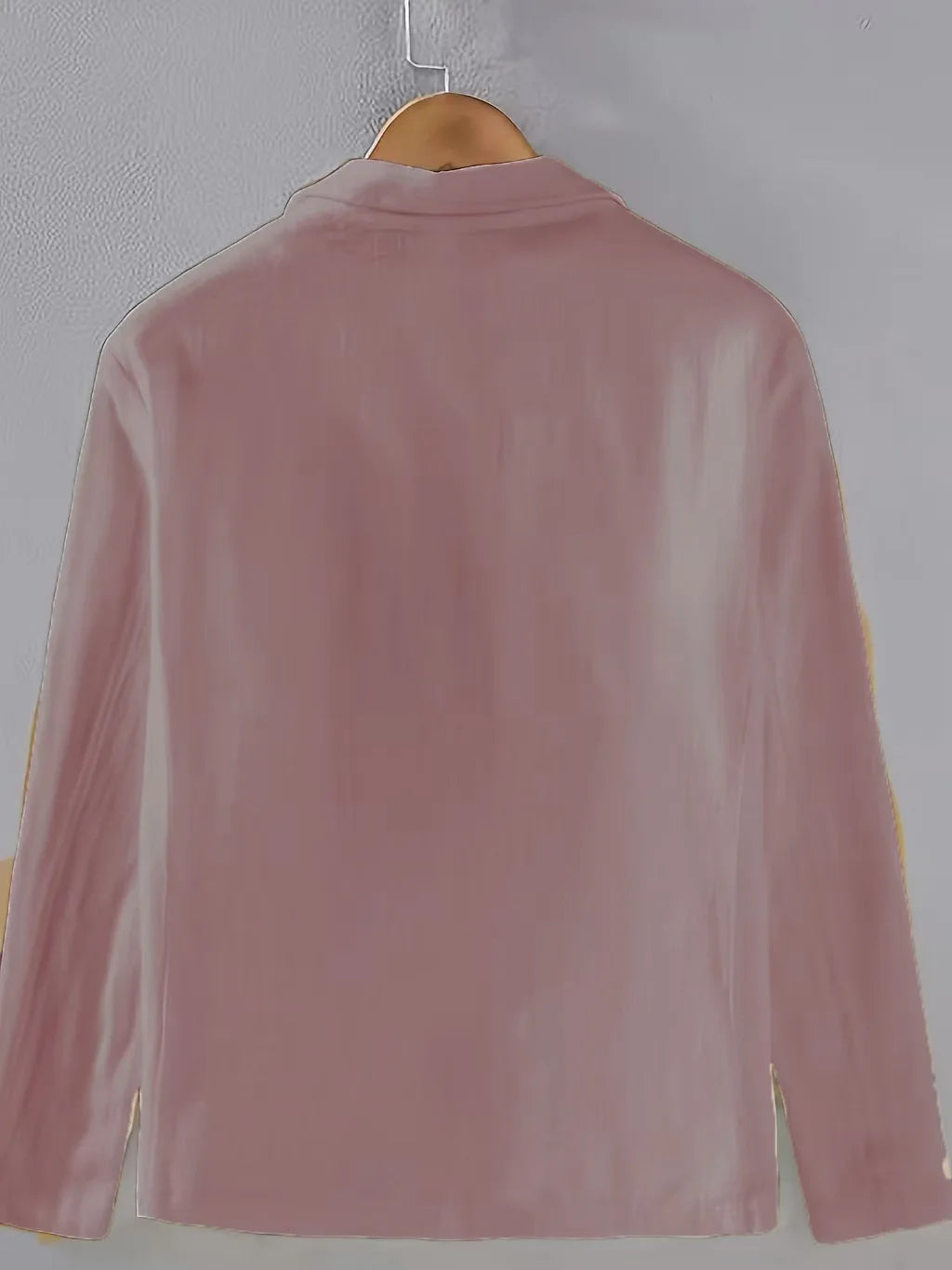 Men's Casual Suit Single-layer Jacket Solid Color Cotton And Linen Casual Fashion Men's Top