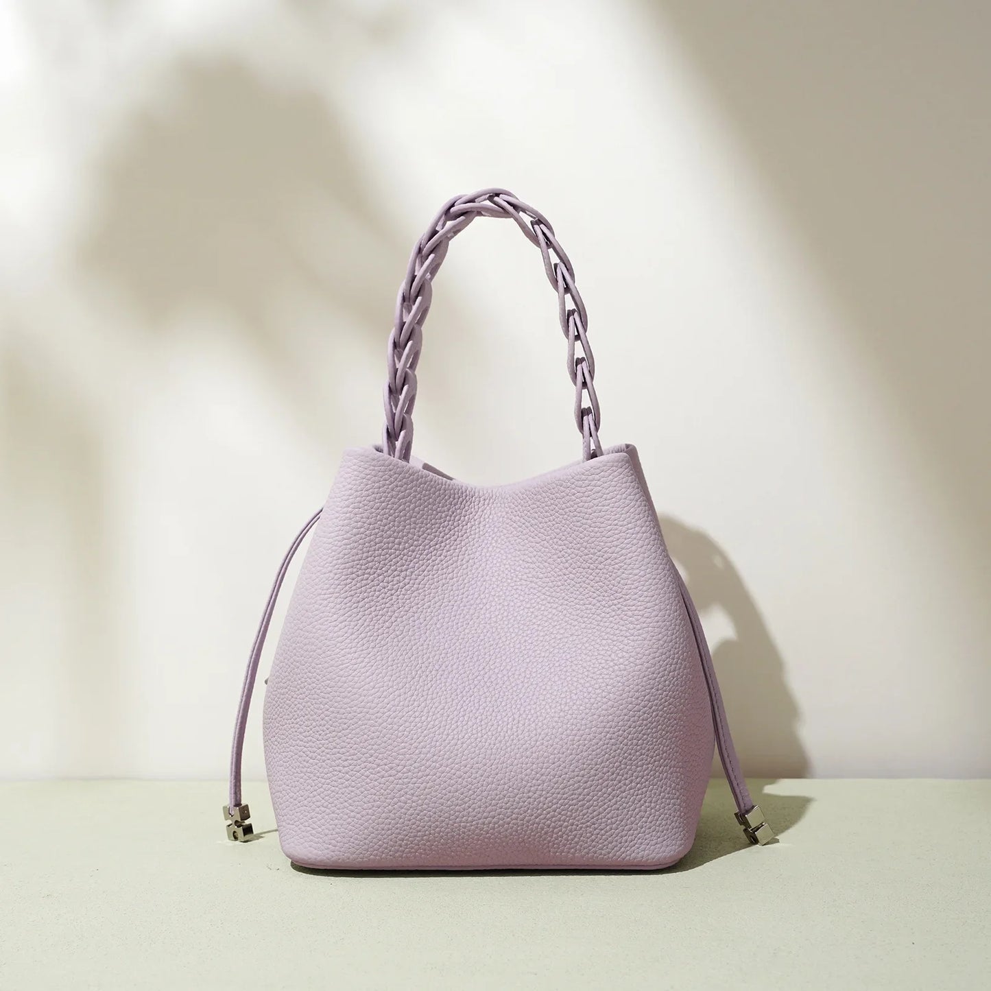 2026 New Genuine Leather Bucket Bag Summer Crossbody Shoulder Women's Tote Versatile Hobo  Handbag Spacious Casual Fashion