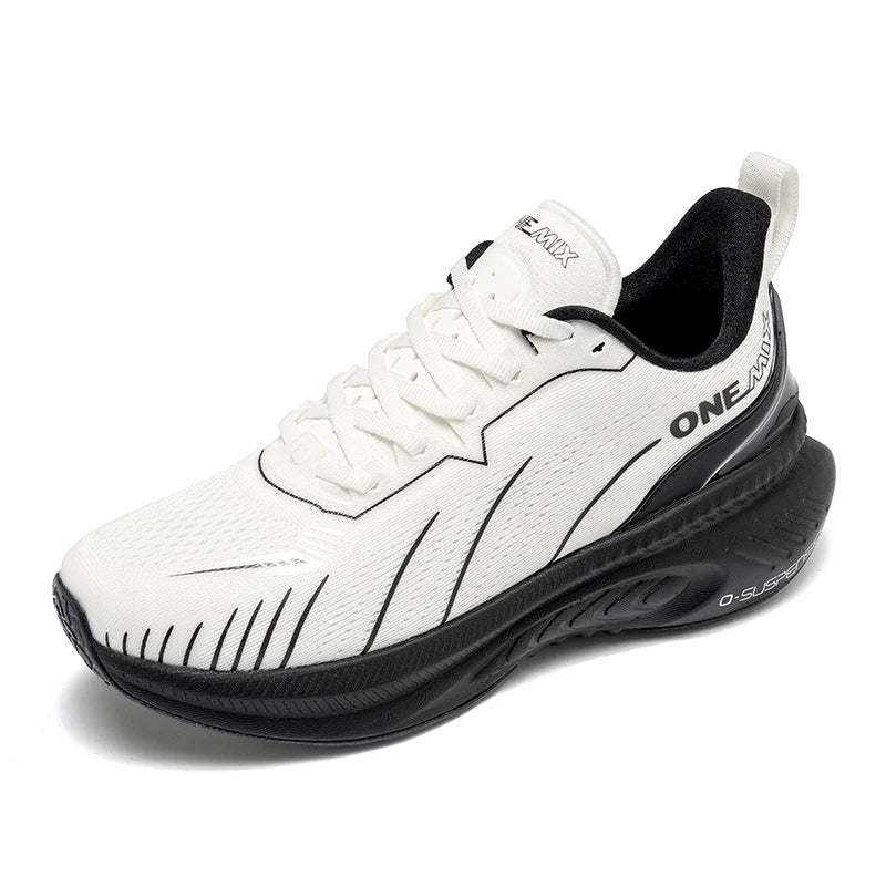 New Cushioning Running Shoes For Men Suitable Heavy Runners Lace Up Sports Women Non-slip Outdoor Athletic Male Sneakers