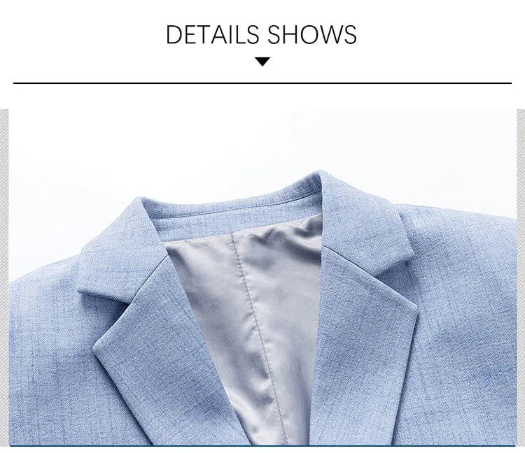 Spring Brand Young Men Blazers Jacket New Solid Color Blazer for Male Casual Office Clothes Mans New in Suits & Blazers