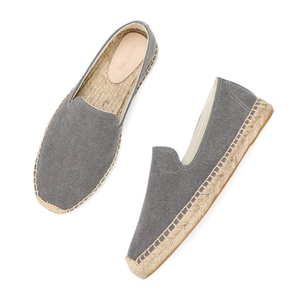Espadrilles for Men Fashion Casual Canvas Slip on Flat