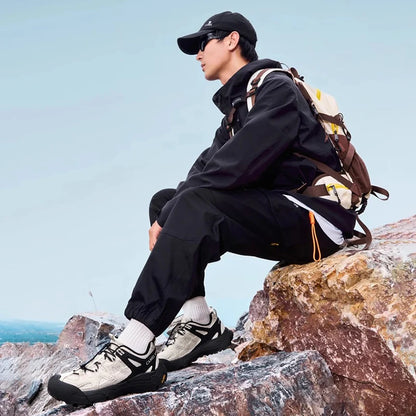 Hiking Shoes Breathable Mesh Casual Sports Shoes for Men Trekking Shoes Anti-slip and Shock Absorption 2025 New