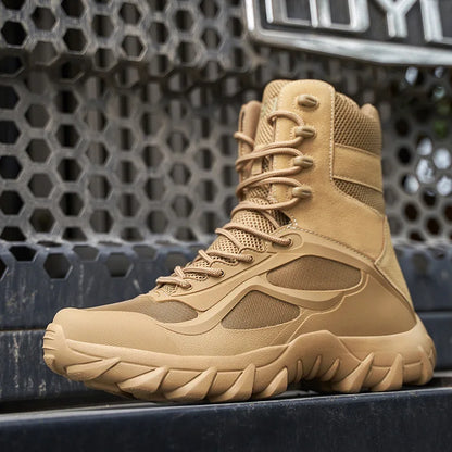 Men Boots Boots Breathable Mesh Hiking Desert Boot Climbing Hiking Shoes Ankle Hunting Boots for Men 2024