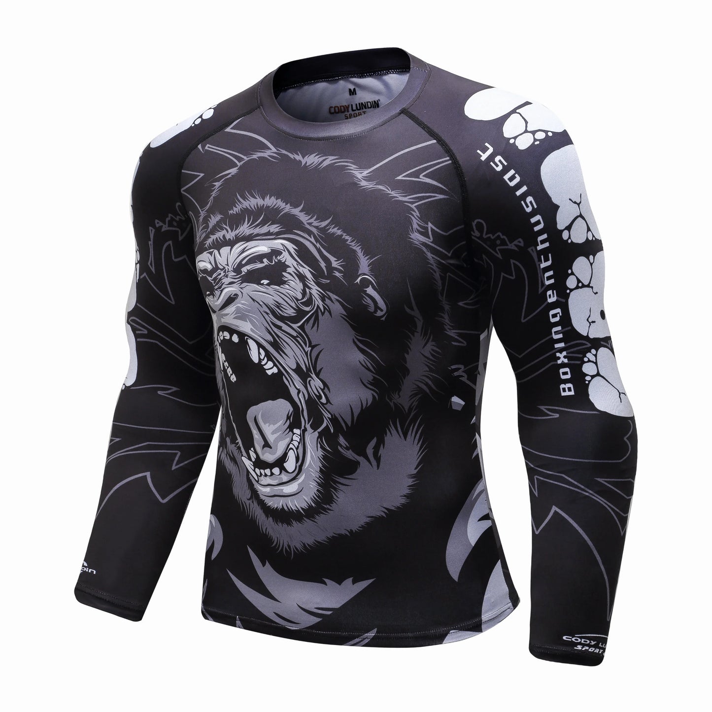 Cody Men Grappling Wear Jiu Jitsu Gi Rashguard BJJ Boxing T-shirts UPF 50+ Male Athletic Running Blouses Compression Gym Tees