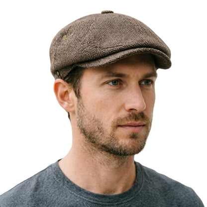 Unisex Newsboy Caps Retro Peaky Blinders Hat Wild Octagonal Cap English Style for Men Women
