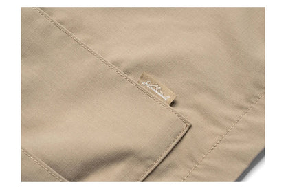 2024 Summer New  Oversize Lightweight 190g  Quick Dry Fabric Cargo Drawstring Shorts Men Cool Fishing Hiking Shorts