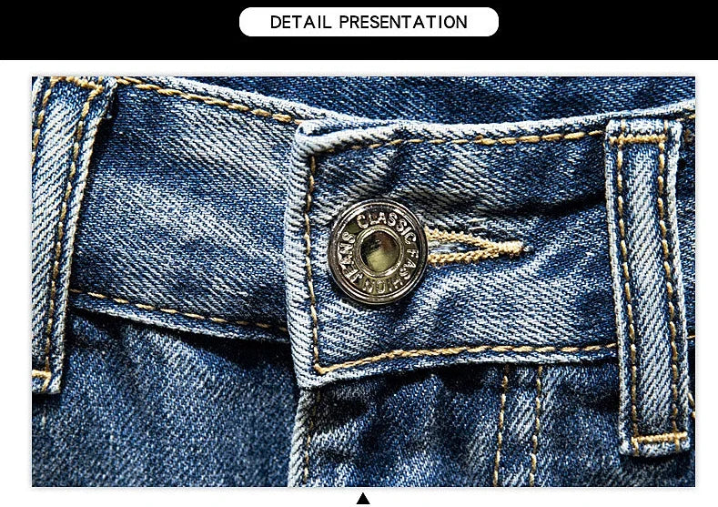 2024 New in Vintage Men's Denim Shorts Fashion Straight Bermuda Jeans Slim Soft Casual Short Pants Male Streetwear