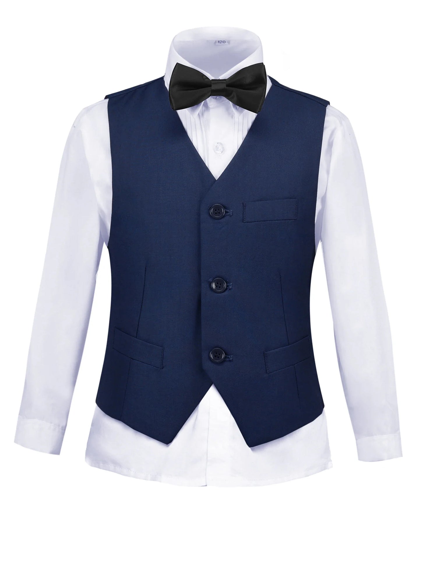 Boys Suit Vest Casual College Party Wedding Kids Vest Size 4-16Y