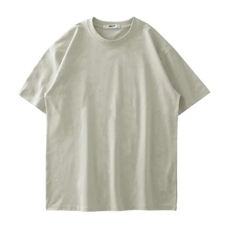 Upf50+ Sorona Fabric Coolness T-Shirt Men Short Sleeve Summer Sun Ice Silk Solid Color Antibacterial Tshirt Men's Clothes