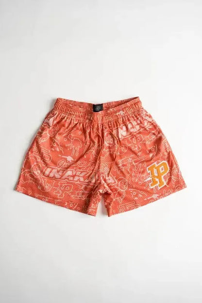 Mens Clothing IP Trend Casual Shorts Summer Fitness Sports Mesh Breathable Quick Dry Short Pants Man Beach Basketball Sweatpants
