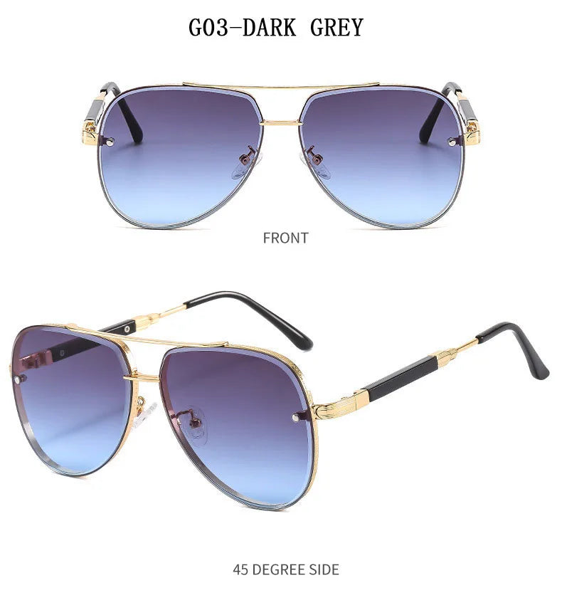 Oval Sunglasses Women Trendy Vintage Fashion Glasses Designer Sunglasses For Men Luxury Shades Dropshipping Gafas De Sol Hombre