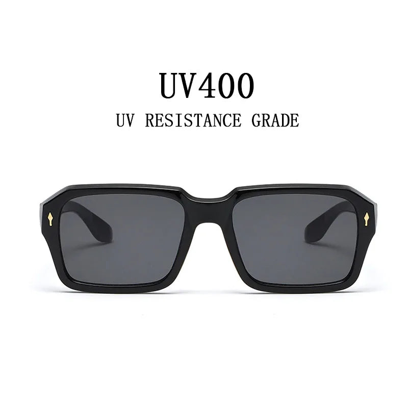 Square Sunglass Men Fashion Sunglasses Women 2025 Trendy Vintage Fashion Glasses Retro Gafas De Sol Hombre Lunette Soleil Femme