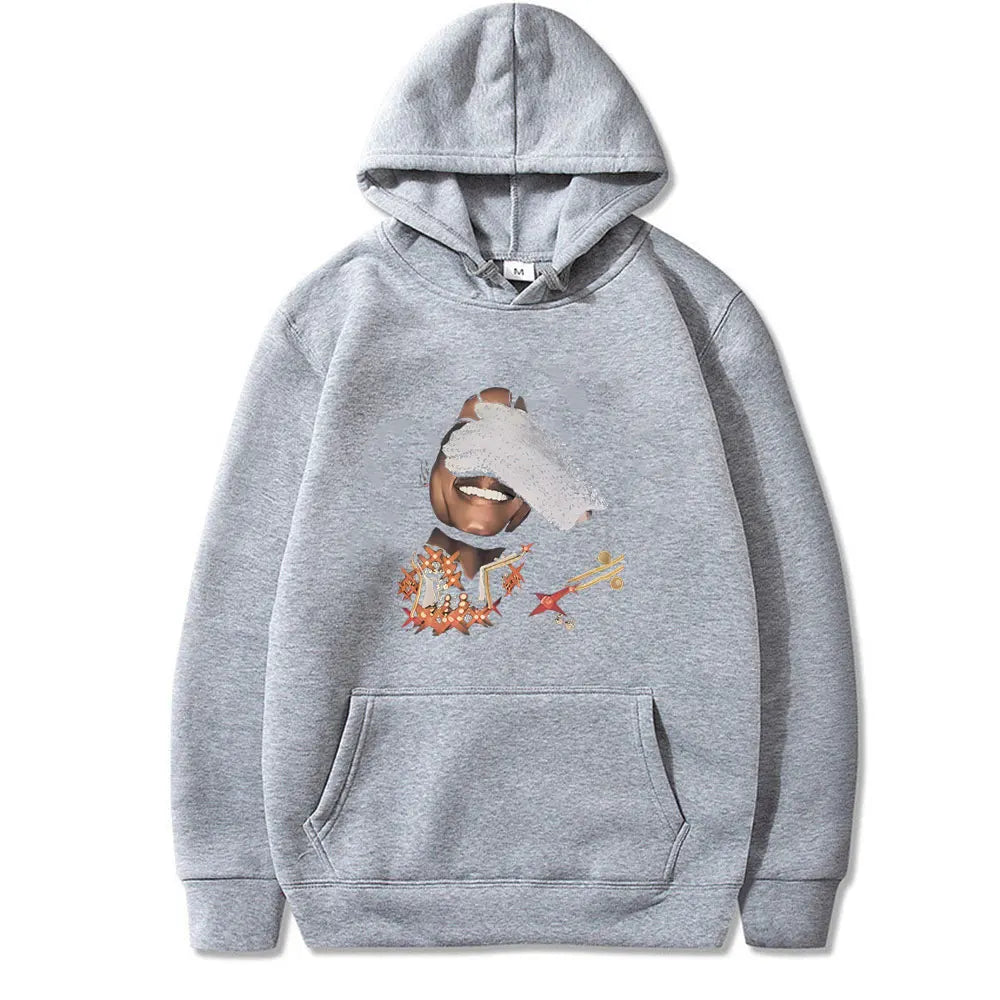 Michael Jackson Face Graphic Hoodie Men Women Classic Vintage Gothic Rock Streetwear Unisex Hip Hop Oversized Pullover Hoodies