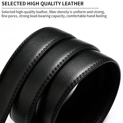 Men's automatic buckle waistband, adjustable without holes, suitable for office and daily casual wear