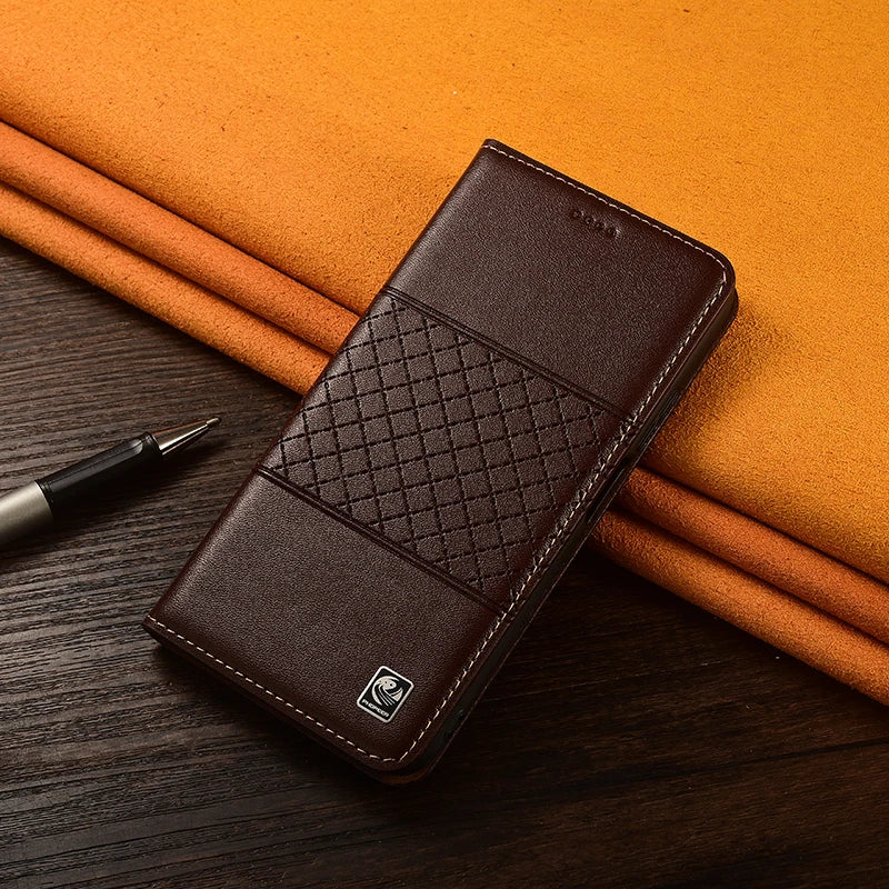 Genuine Leather Case Book For Apple iPhone 17 AIR 16 E 15 14 13 Plus Pro Max Mini Pro Max Plus Flip Wallet Phone Cover