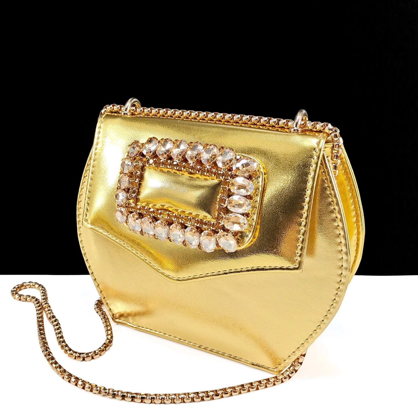 Italian Design Rhinestone-encrusted Ladies Party Shoes And Special Bag Women High Heels Wedding Dual Purpose Bag
