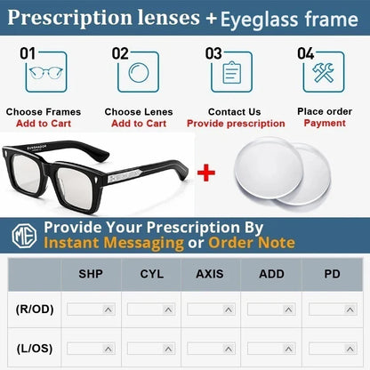 New Luxury Brand Designer Original Sunglasses Men Handmade Acetate Top Quality Eyewear Women Outdoor UV Protection Sun Glasses
