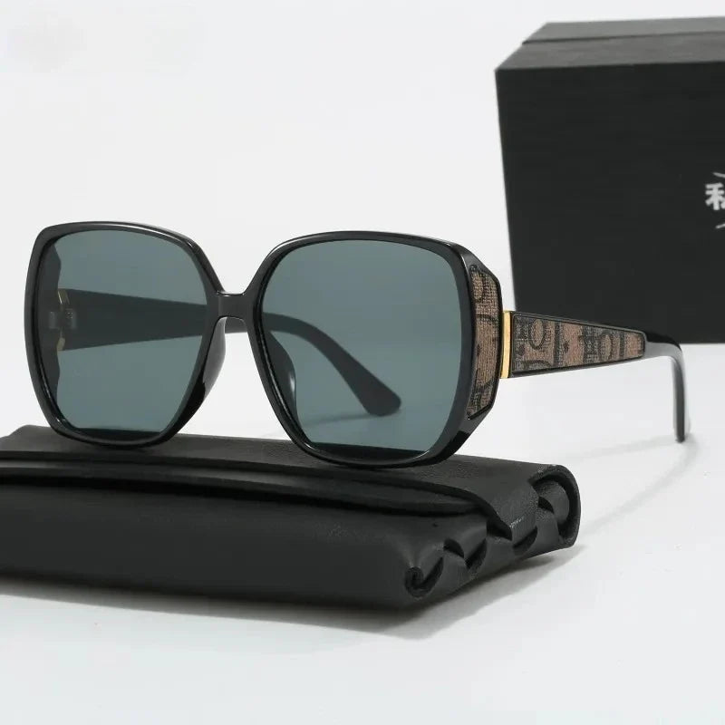2025 New Vintage Oversized Square Polarized Sunglasses Women New Fashion Gradient Sun Glasses Men Driving Eyewear UV400 Shades