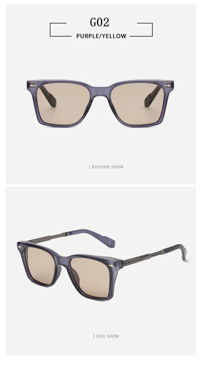 Fashion Sunglasses Women 2025 Vintage Square Sunglass Men Retro Glasses Dropshipping Gafas De Sol Hombre Lunette Soleil Femme