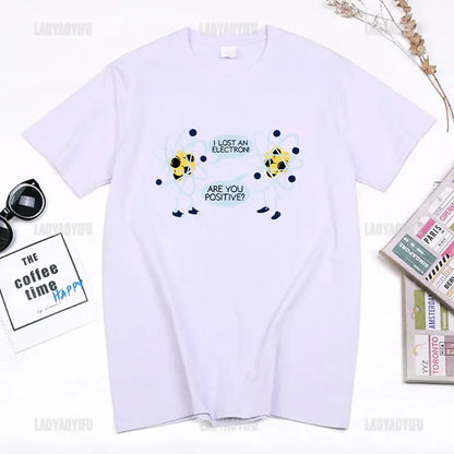 I Lost An Electron Tom Holland Same Style Graphics T Shirt Men Women High Quality Cotton T-shirts Fashion Streetwear Ropa Hombre