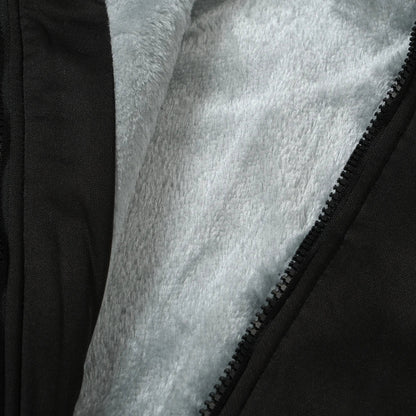 Men's Jacket Anime Bleach Zip Up Hoodies Thicken Warm for Men Fleece Long Sleeve Coat Casual Hooded Streetwear Men Winter Coats