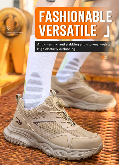New 2025 Insulation Shoes Construction Work Boots Anti-smash Anti-puncture Safety Shoes Men Steel Toe Boots Indestructible Shoes