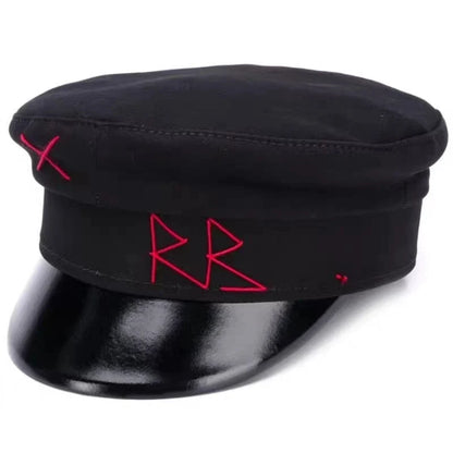 New Winter Women Hats Newsboy Caps Flat letter Militray Caps British Vintage Visor cap