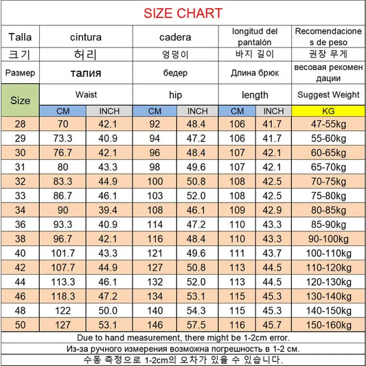 47-160KG Plus Size Men's Jeans Autumn Spring Black Blue Pants Straight Business Loose Long Trousers Cotton Jeans Male Clothing