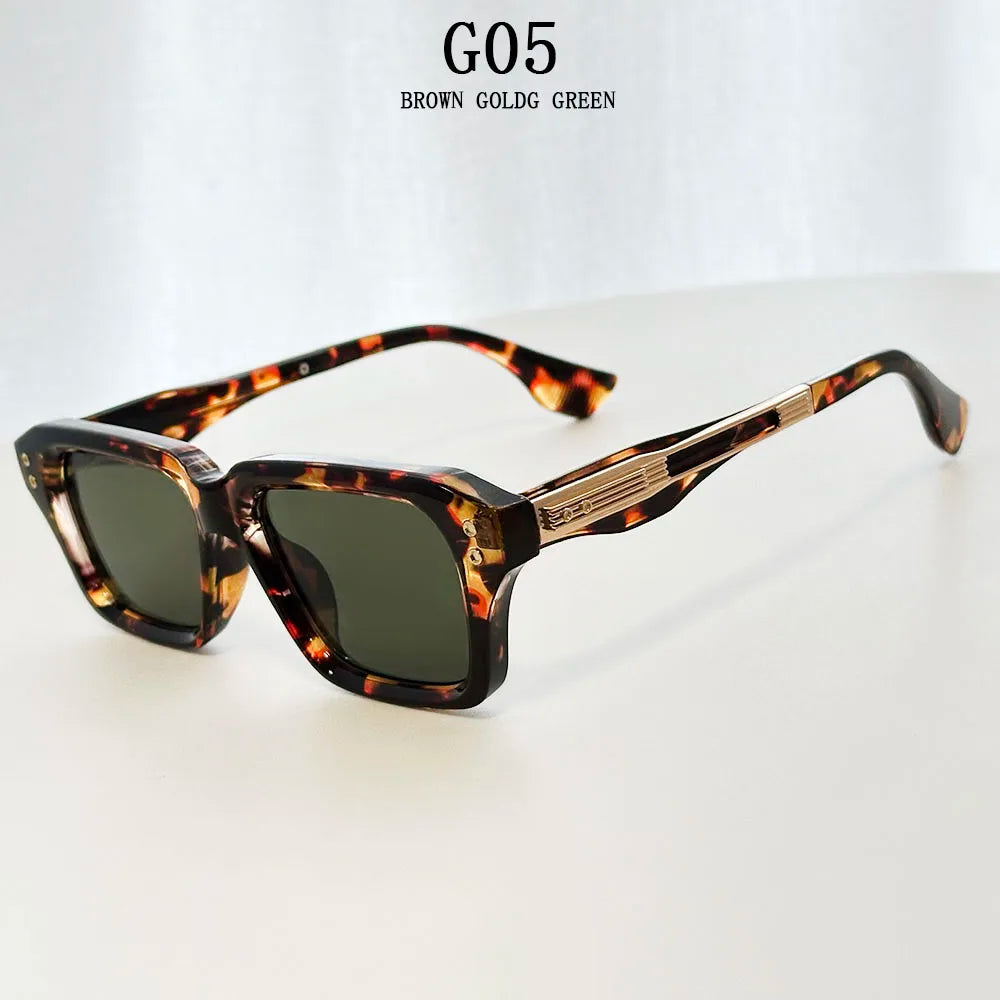 Luxury Sunglass Men Vintage Square Sunglasses Women Trendy 2026 Fashion Glasses  Dropshipping Shades Gafas De Sol Hombre Okulary
