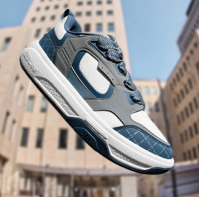 Men Board Shoes Synthetic Leather Upper Comfort Chunky Anti-slip Durable Commuter Sneakers Male 672616614
