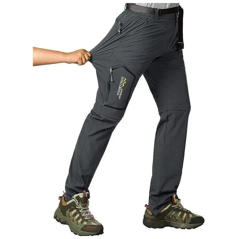 Men's Hiking Pants Trekking Convertible Quick Dry Lightweight Zip-Off Outdoor Travel Camping Fishing Pants