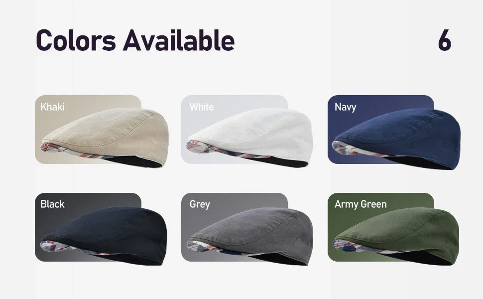 Men's 100% Linen Flat Ivy Gatsby Newsboy Hat Summer Driving Scally Cap Thin Outdoor Casual